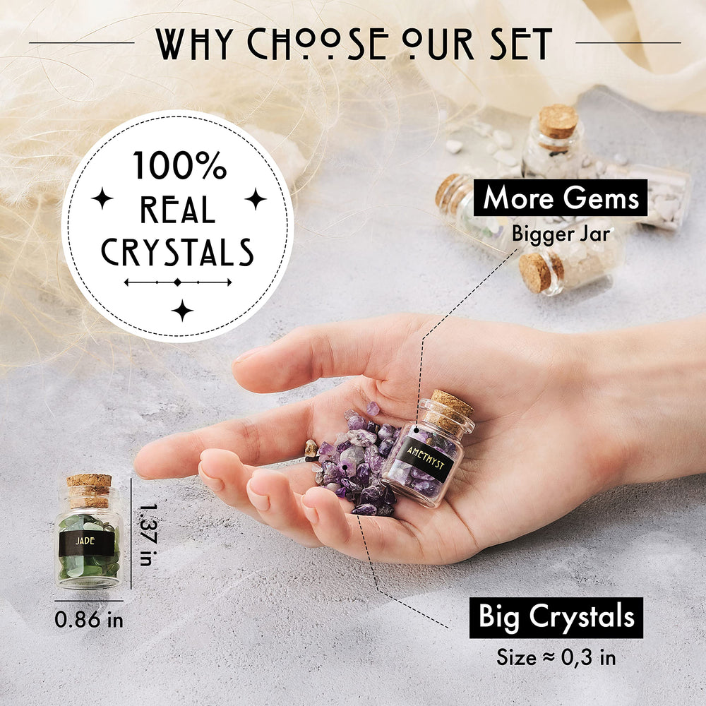 Wyspell Selenite Included for cleansing and energy-focused rituals.