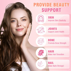 WyuuKi collagen gummies packaging front demonstrates sugar-free formula for adults.