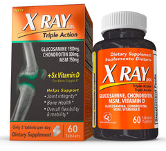 X Ray Dol triple action bottle front displaying joint support formula