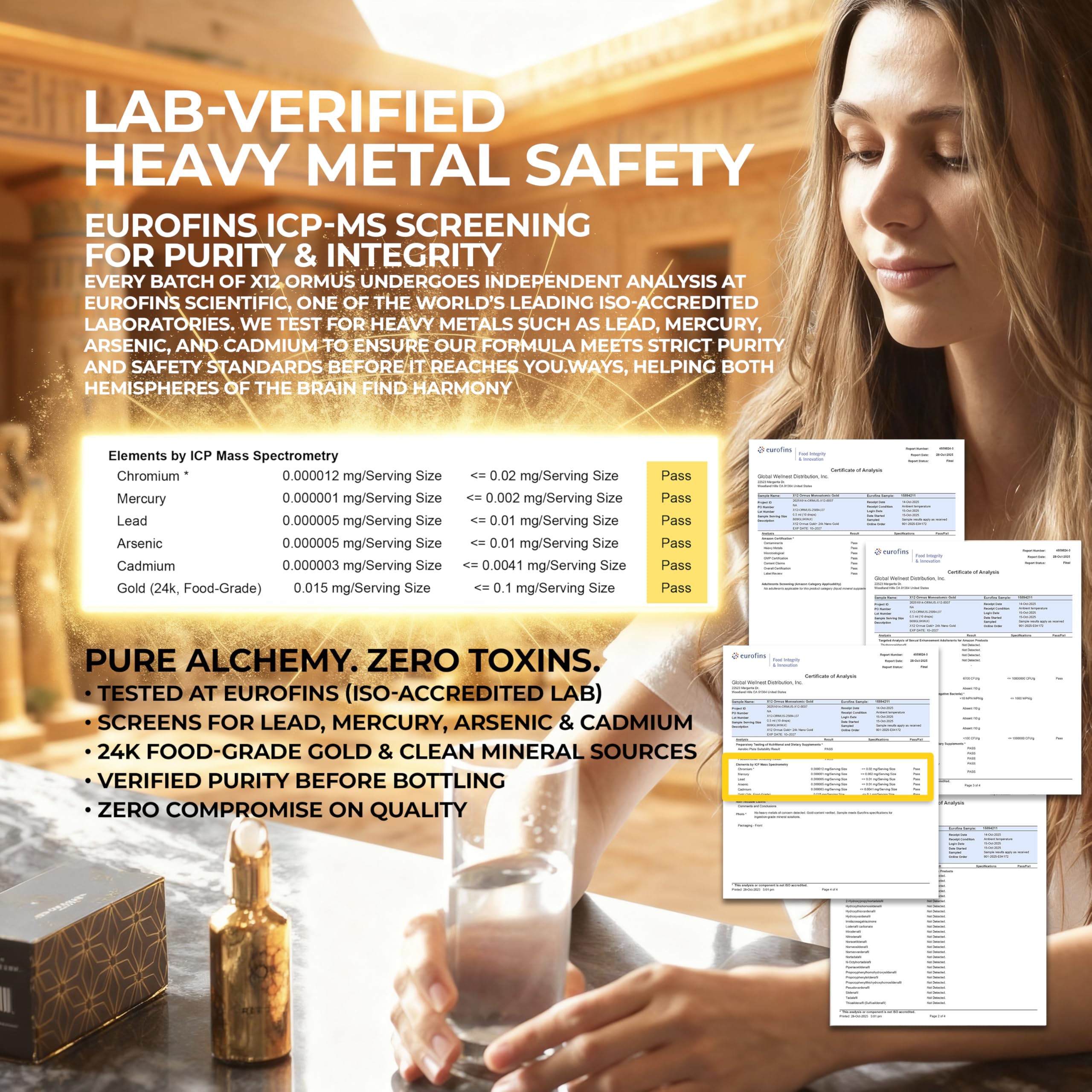 X12 Ormus small-batch alchemy scene emphasizing craft and consistency