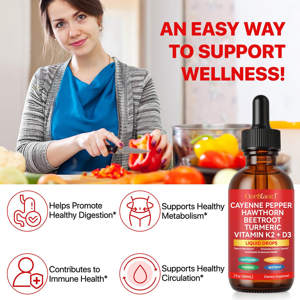 Xaarty Cayenne Pepper Drops bottle on a kitchen counter showing everyday wellness routine
