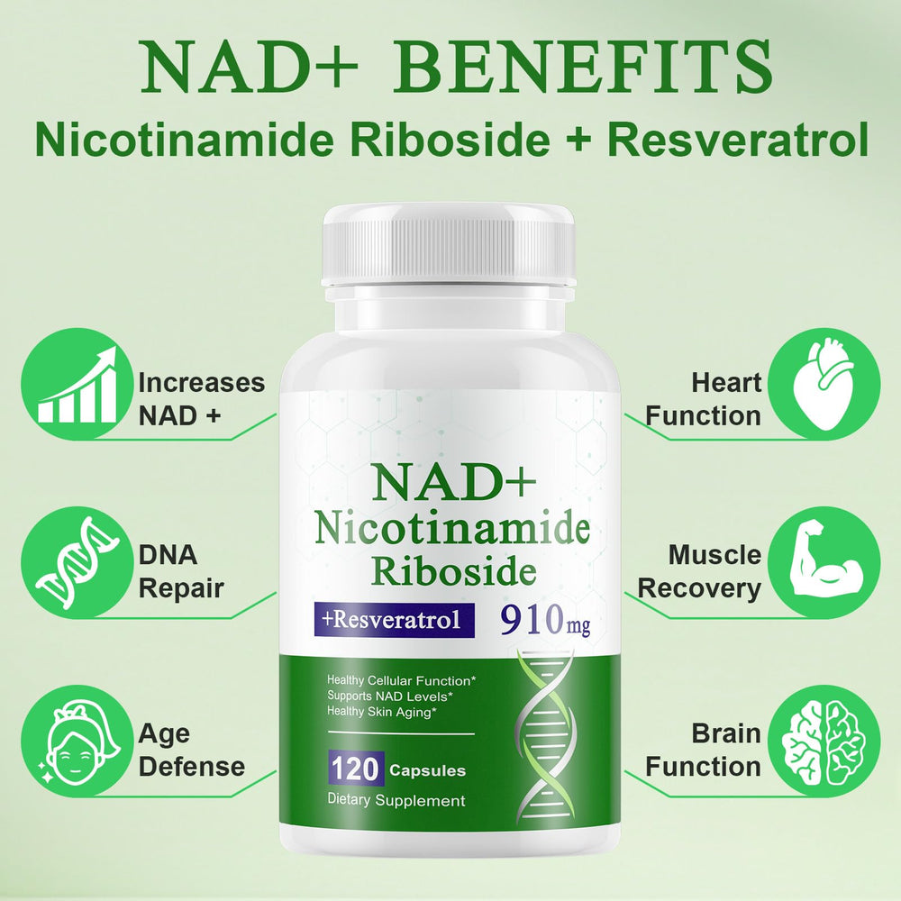 Xaarty NAD bottle on wood surface suggests premium wellness packaging and easy shelf display.