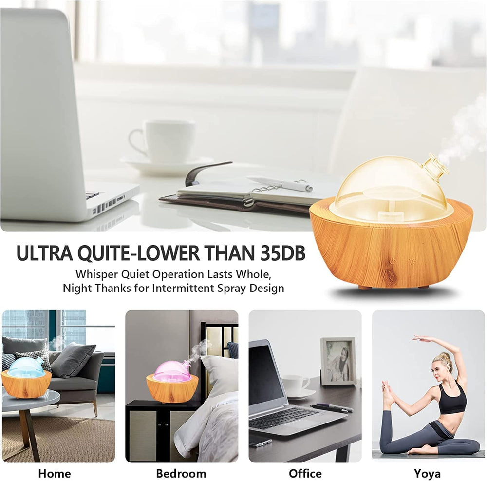 XANAPHIA glass humidifier blending with contemporary decor