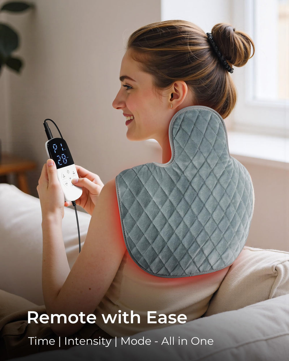 Xasla heat settings illustrate customizable warmth levels.
