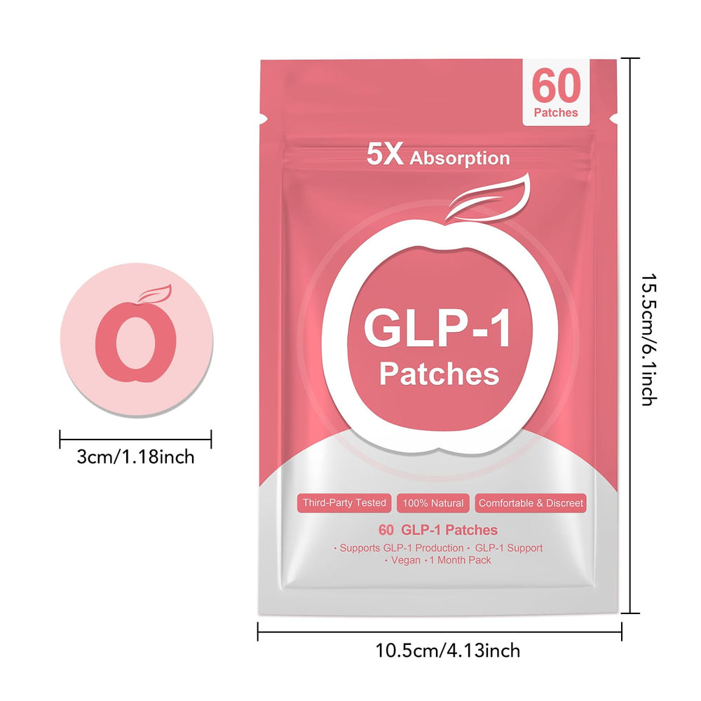 XBLZL GLP-1 patches applied to clean skin for easy wear