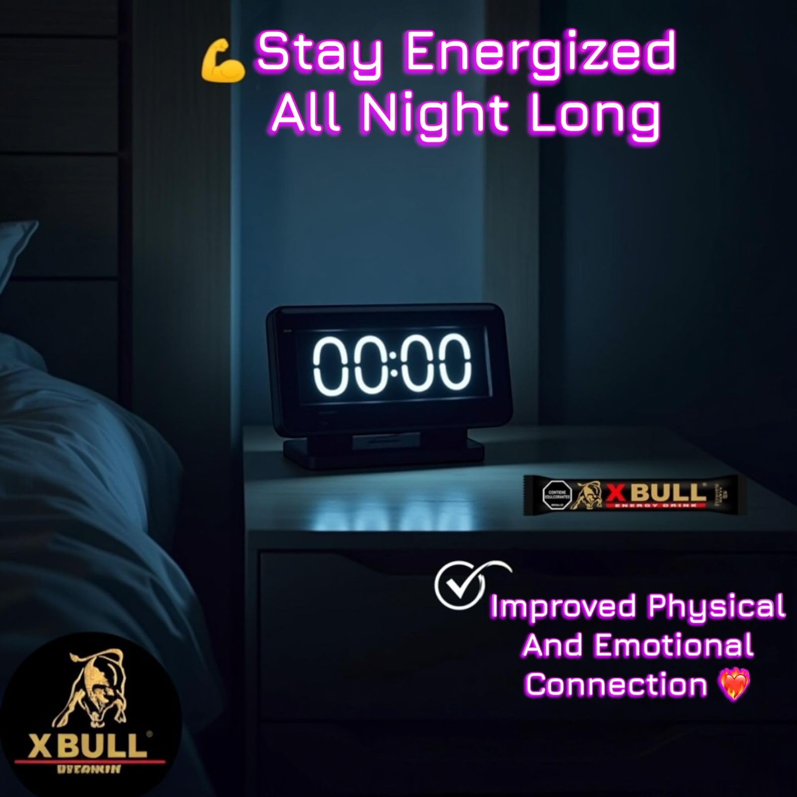 Xbull on-the-go usage image shows easy-to-carry energy support