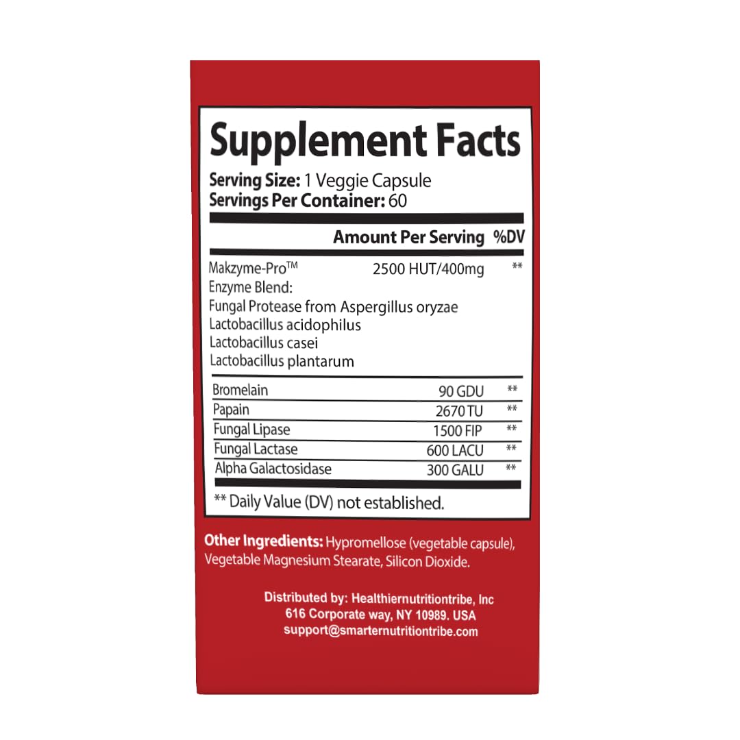 Xcentials Digestive Enzyme Detox capsules aid smooth digestion after meals.