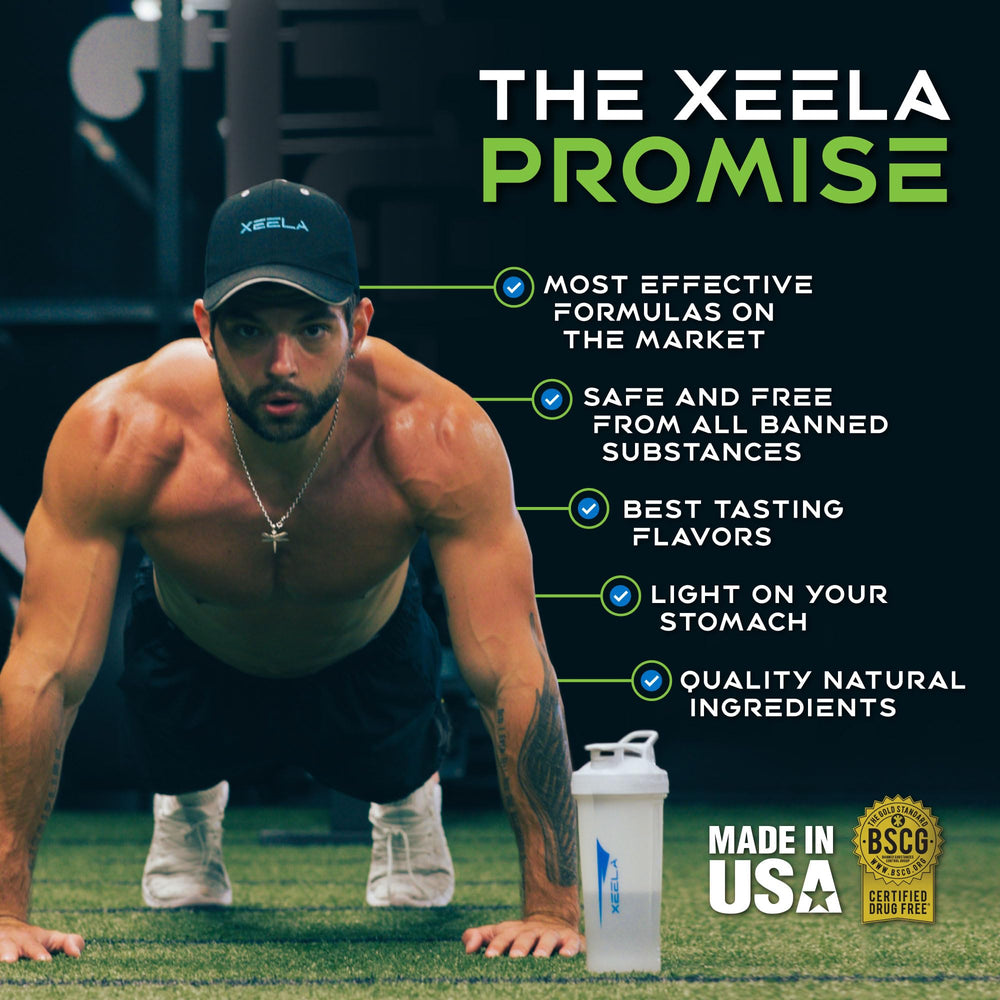 XEELA bottle on a breakfast table showing lifestyle use and support for daily routines
