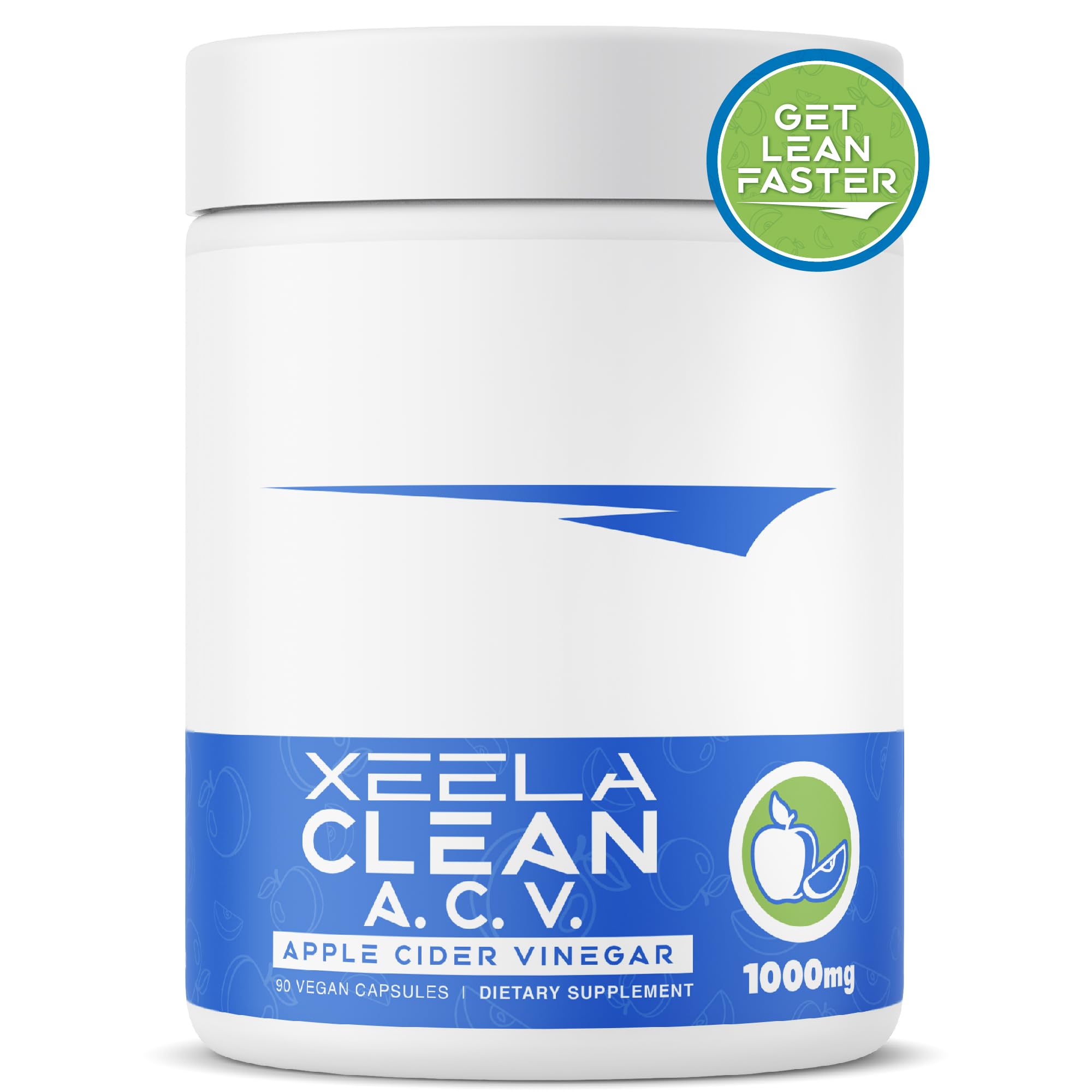 XEELA Apple Cider Vinegar Capsules bottle front view for daily wellness support