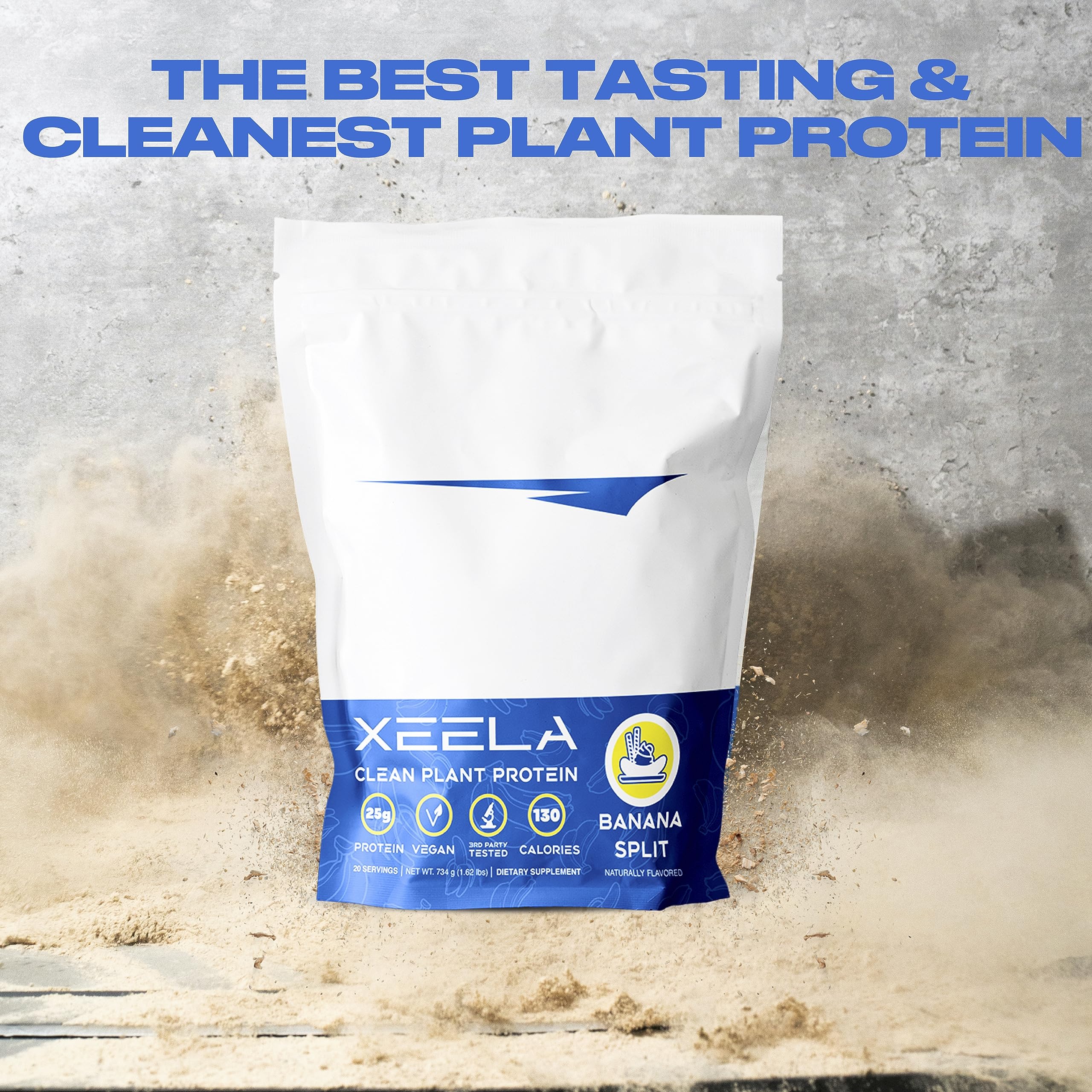 XEELA fermented sunflower-derived BCAAs for plant-based recovery.