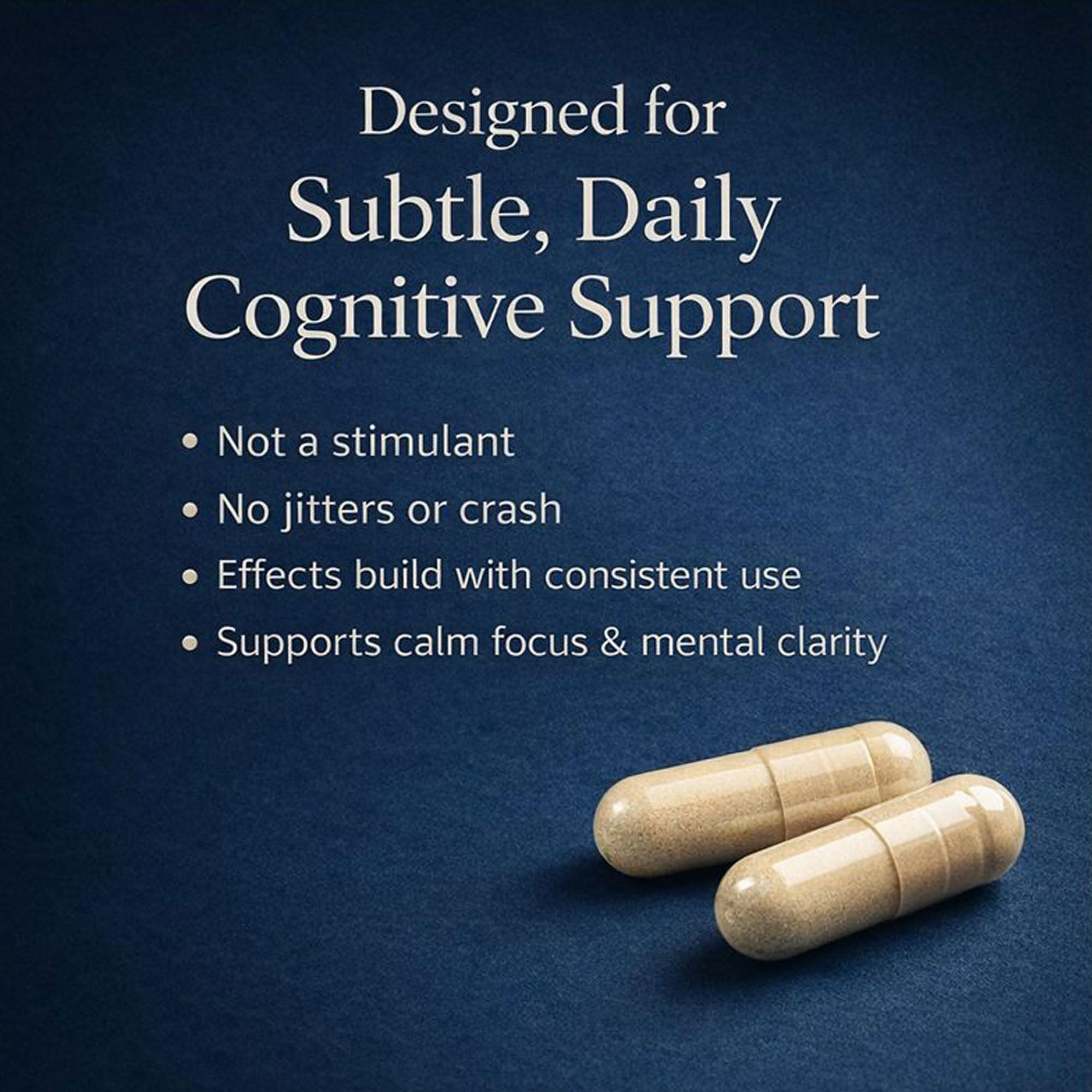 XENIVRA NATURE Synaptix capsules ready for calm, focused work without jitters.