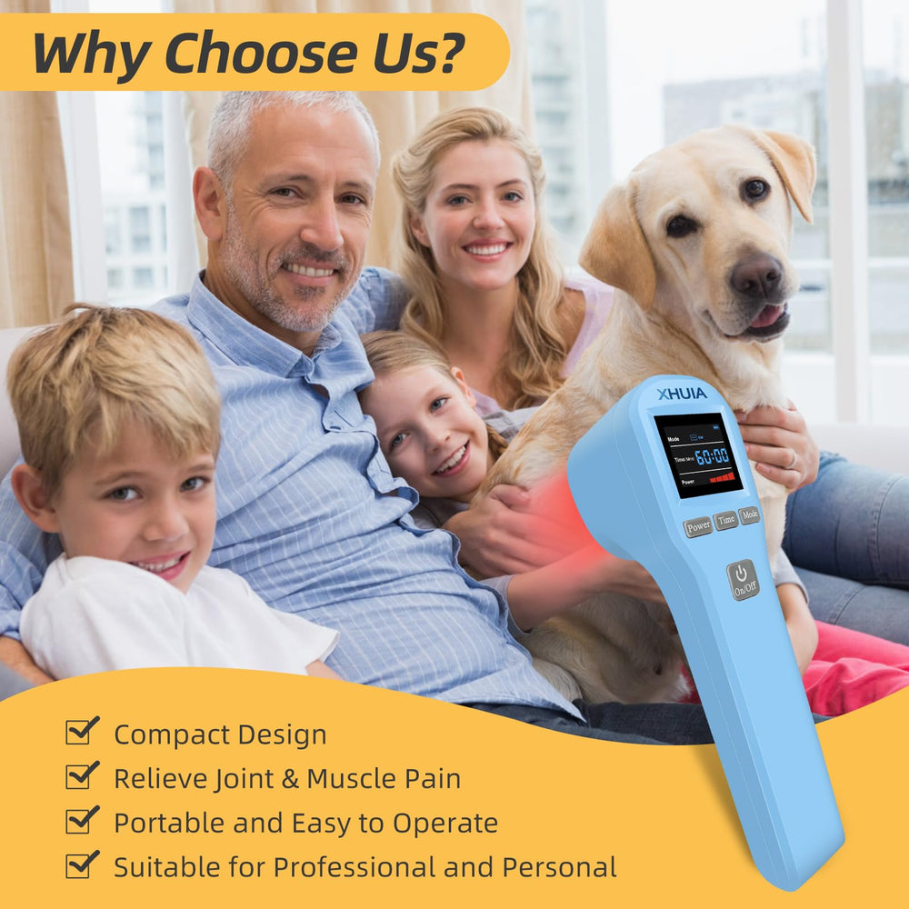 XHUIA portable-use scenario in a home setting with travel-friendly design