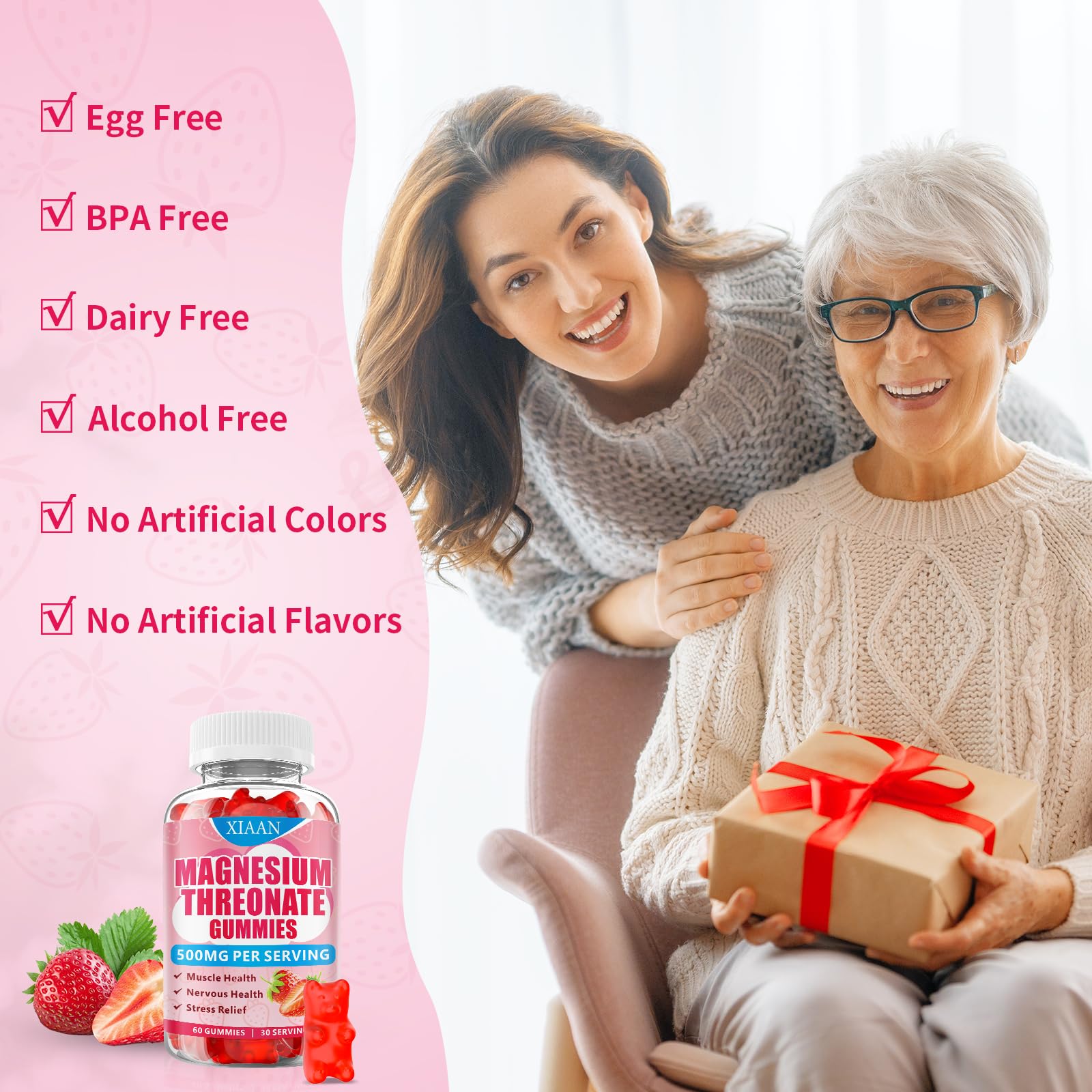 XIAAN gummies showcase kid-friendly chewable form.