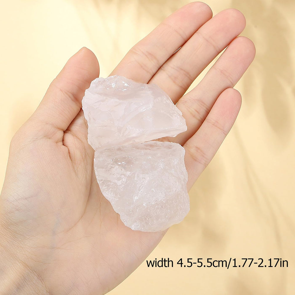XIANNVXI clear quartz raw crystal; detailed texture and clarity for crafting projects.