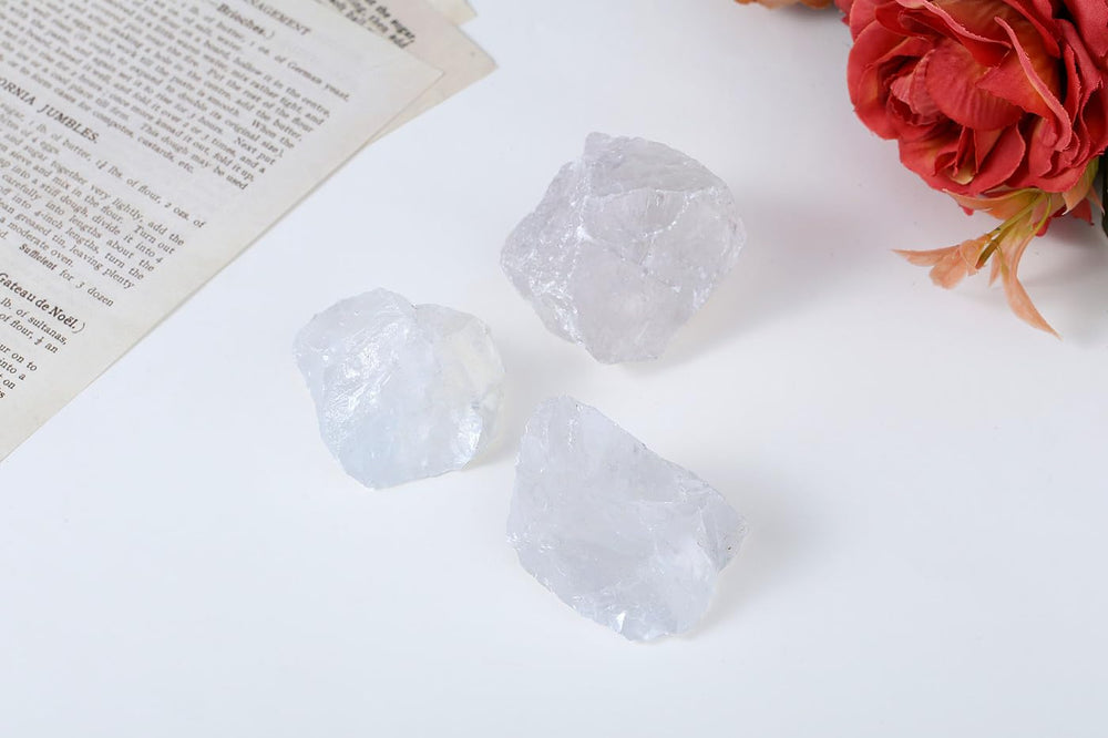XIANNVXI clear quartz raw crystal as fountain rock material for DIY setups.