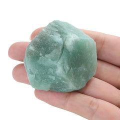 XIANNVXI Green Aventurine rough crystal close-up for natural decor and prosperity vibes.