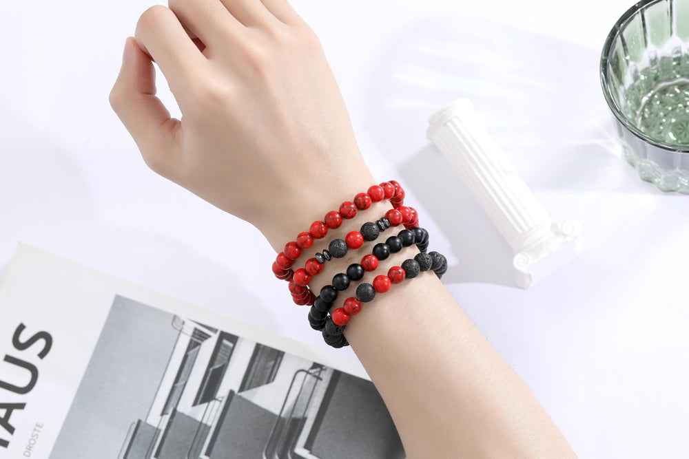XIANNVXI four-piece bead set offers easy styling with other accessories.
