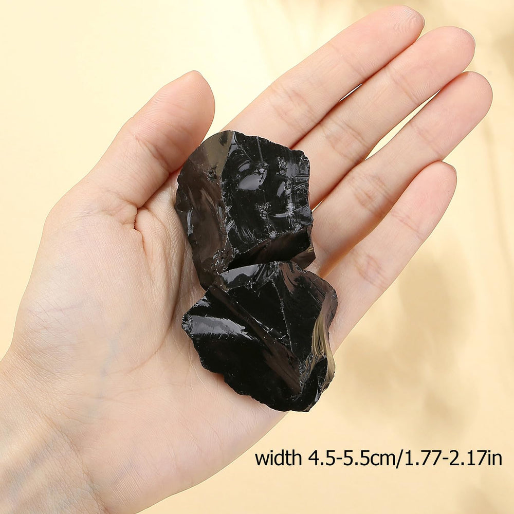 XIANNVXI Obsidian rough texture highlights earthy tones ideal for meditation spaces.