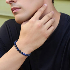 XIANNVXI stretchable 8mm crystal bracelet designed for all-day comfort