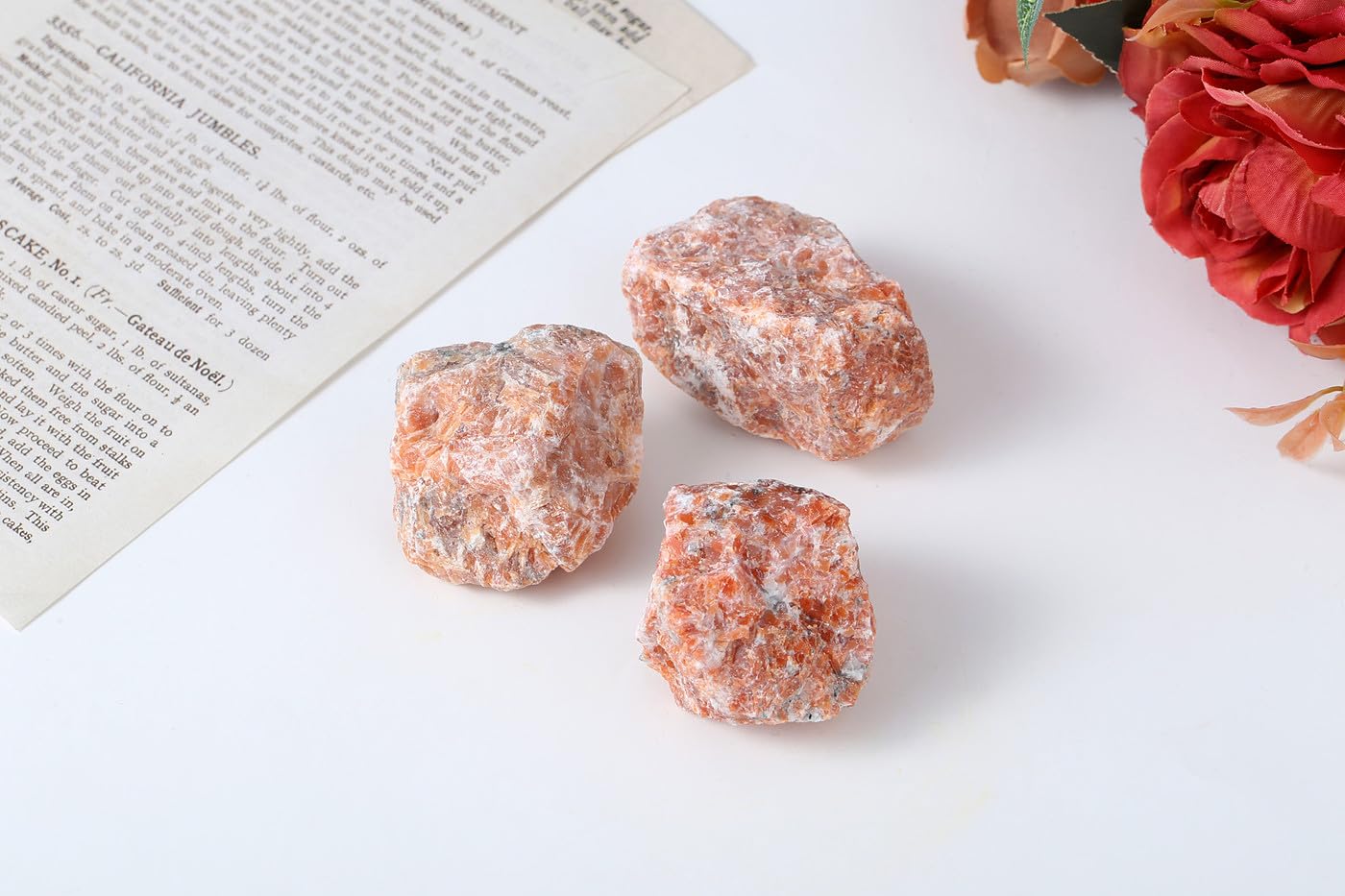XIANNVXI Sunstone rough rock suitable for DIY crafts and gifts.