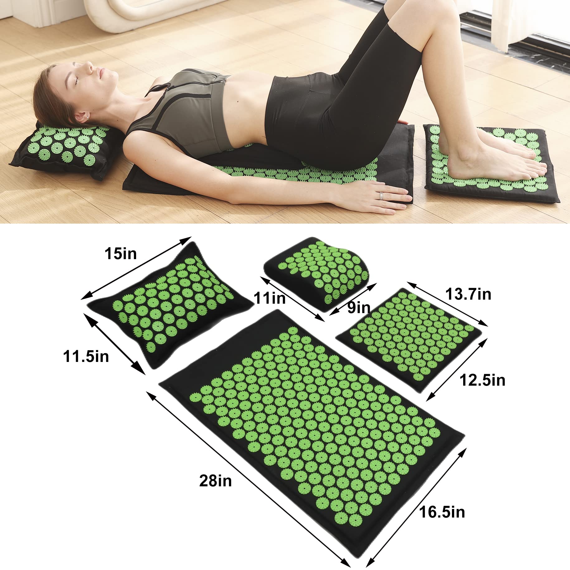 XiaoMaGe acupressure pillow provides neck support for comfort