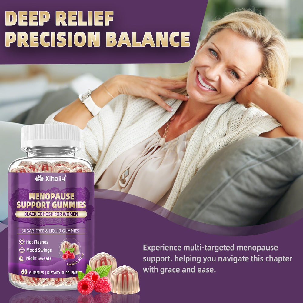 XIHOLIY bottle and label contrast promotes confidence in non-GMO, dairy-free formula.