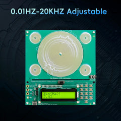 XIKDS frequency generator controls dial for easy tuning.