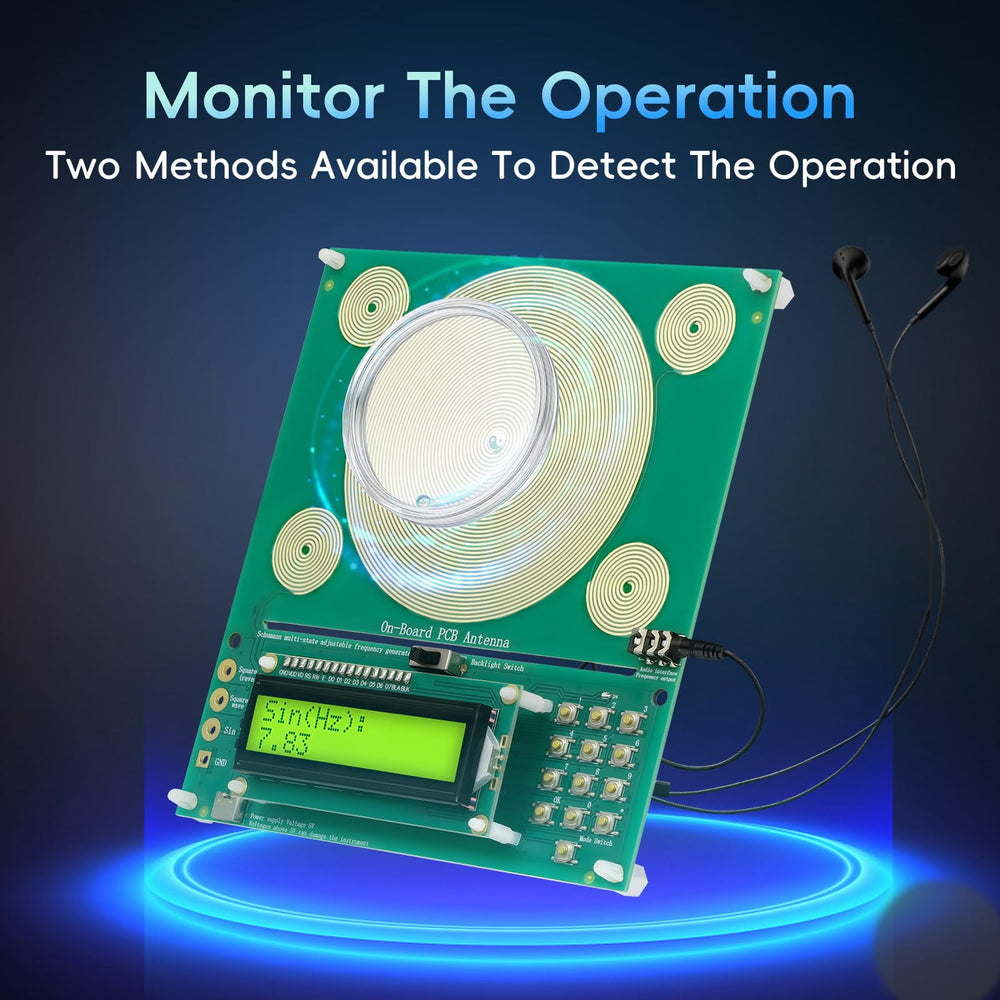 XIKDS Schumann detector verifies proper operation.
