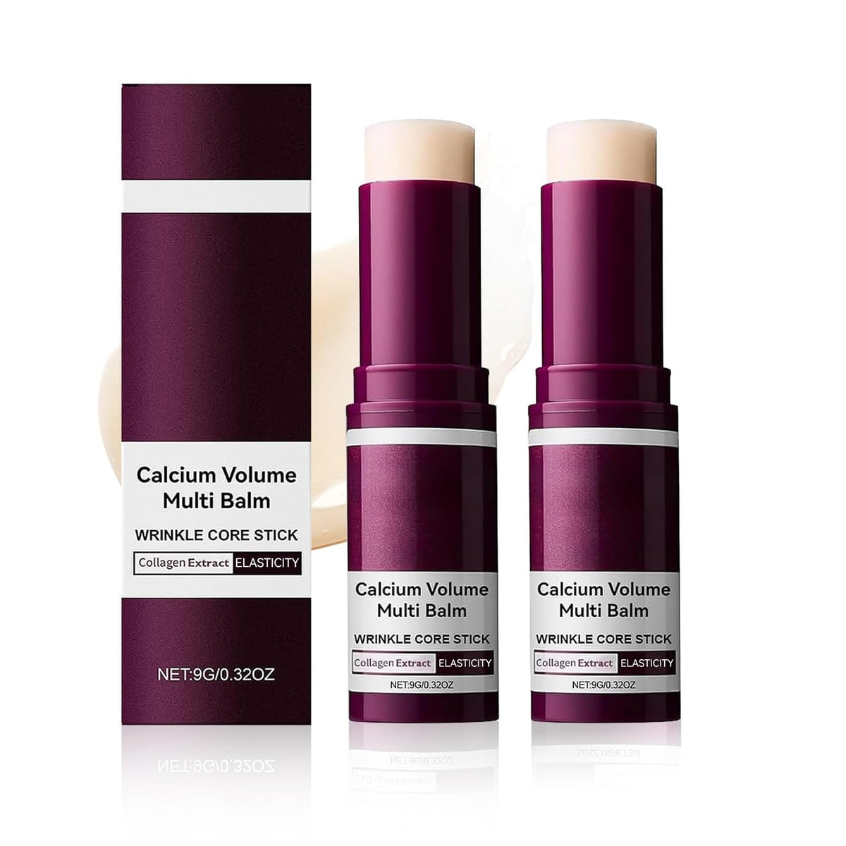 XILRVON Calcium Volume Multi Balm eye application for hydration and gentle lift.