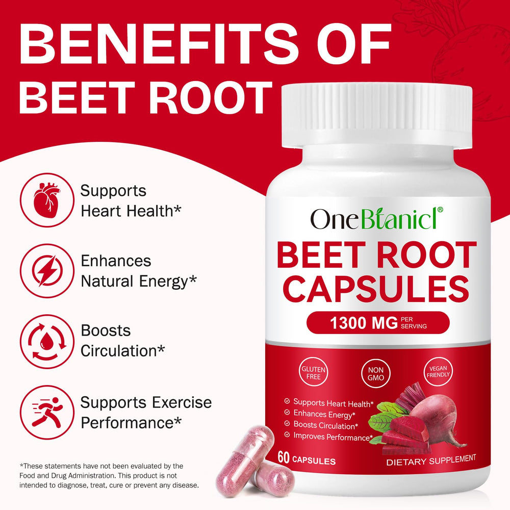 XINSZLIN Beet Root Capsules 1300mg athlete running emphasizes endurance potential.