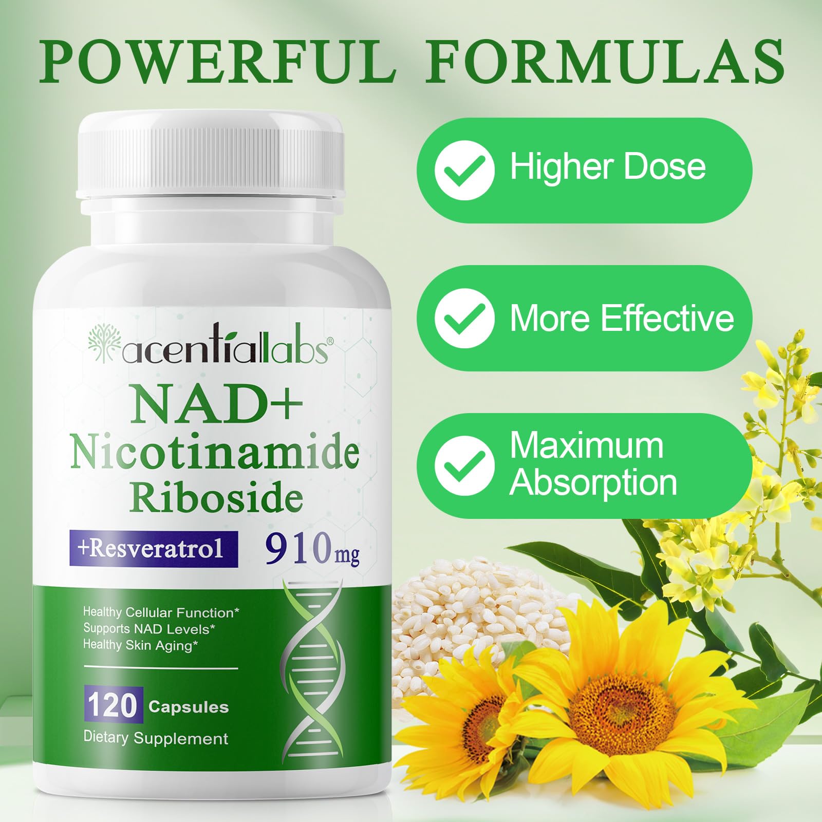 XINSZLIN NAD packaging on shelf for convenient daily wellness.