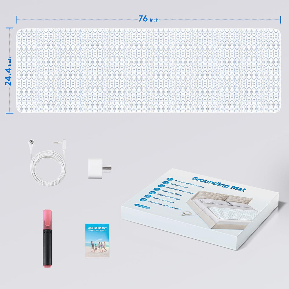 Cozy night scene with XKETA mat ready for bedtime grounding