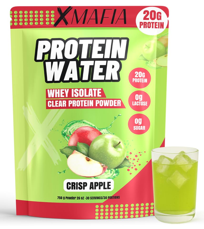 XMafia Protein Water Apple bottle showing vibrant flavor and hydration