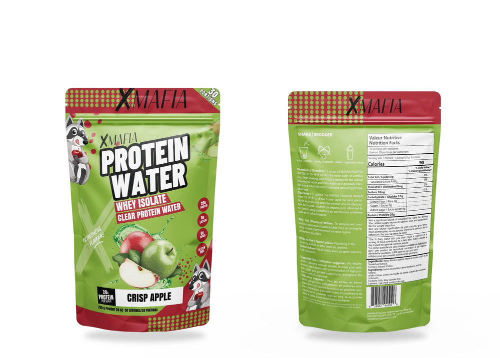 XMafia Protein Water Apple flavor iso-juice intake after workouts