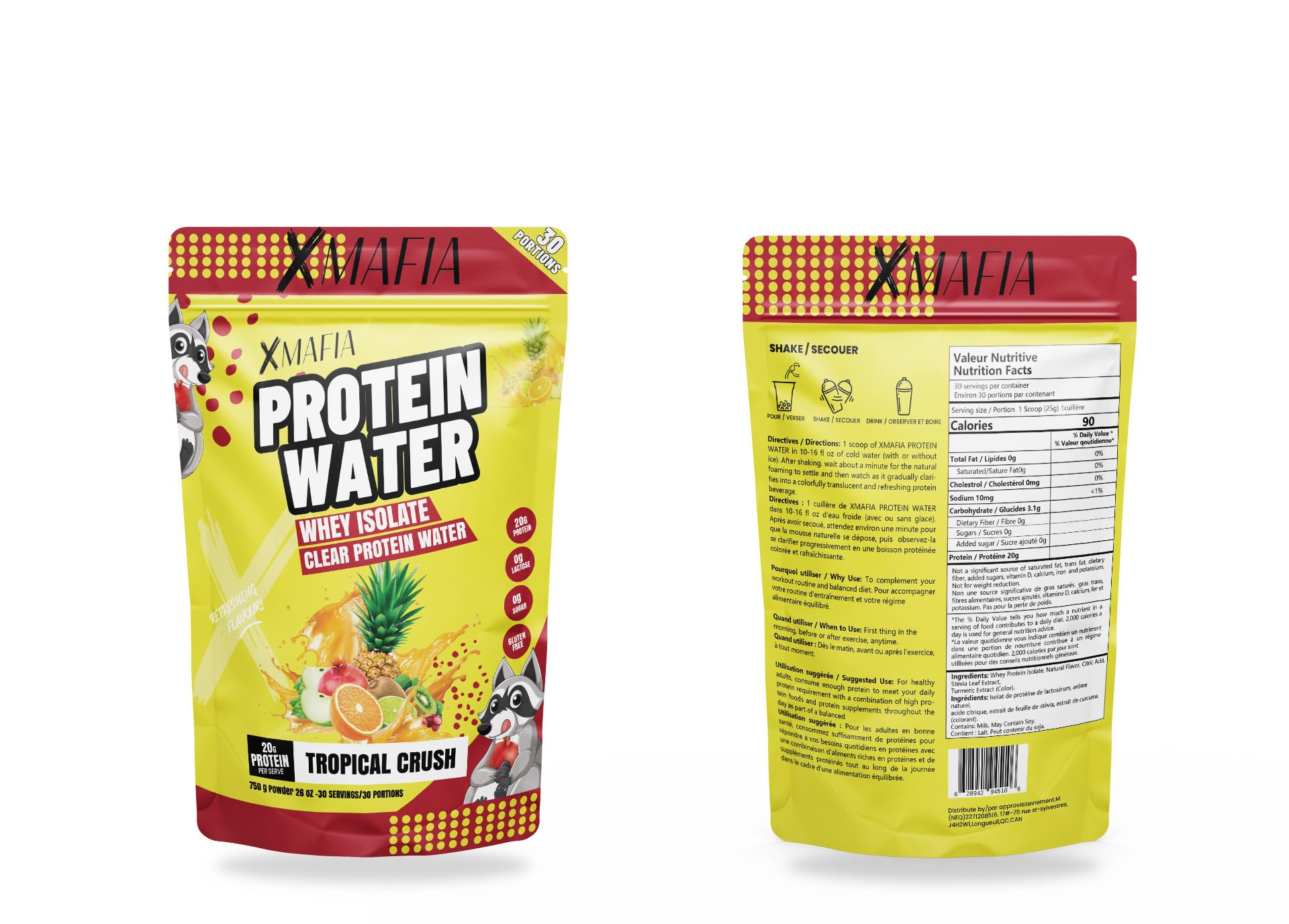 Chilled XMafia Protein Water bottle ready to refresh