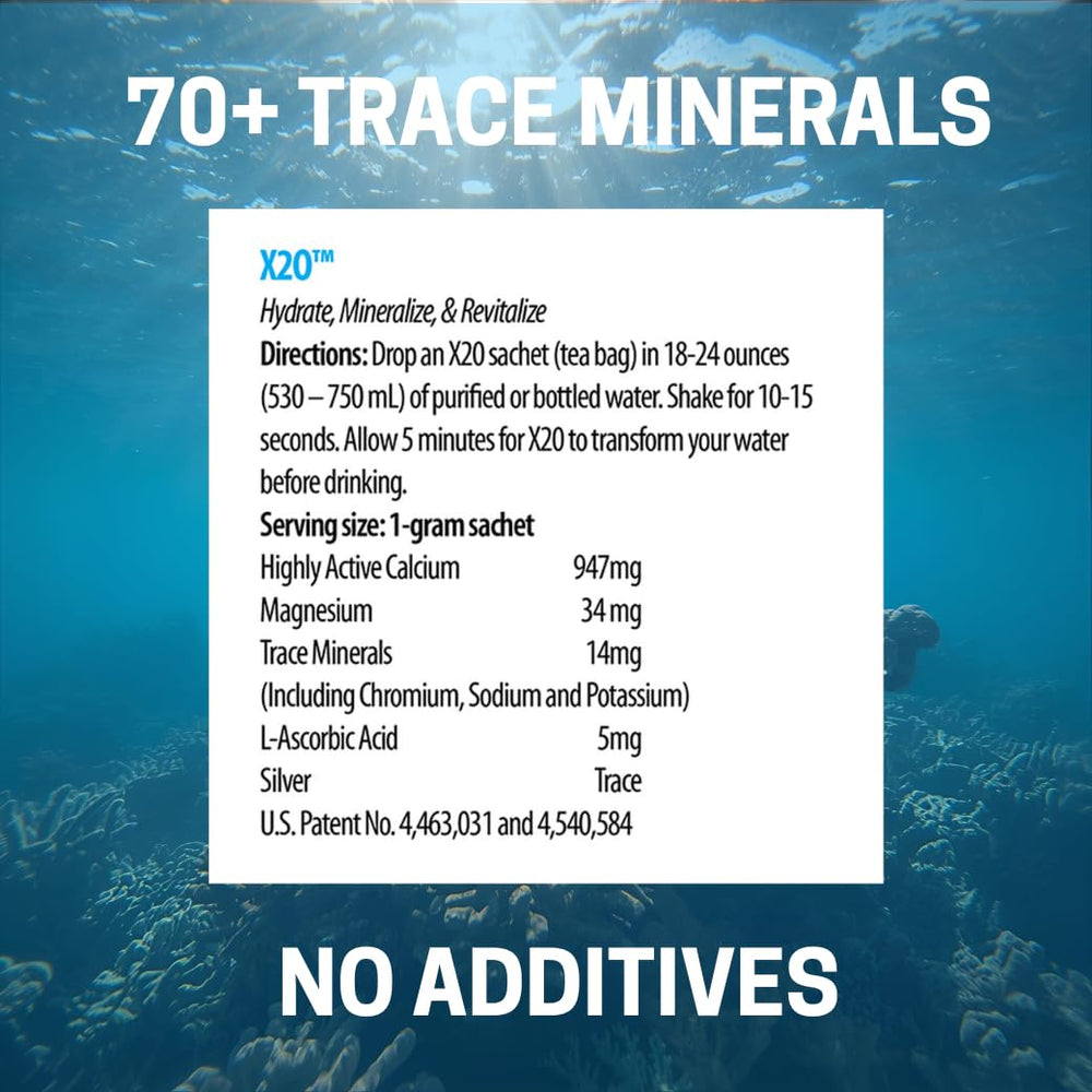 Xooma X2O water with no sugar or calories