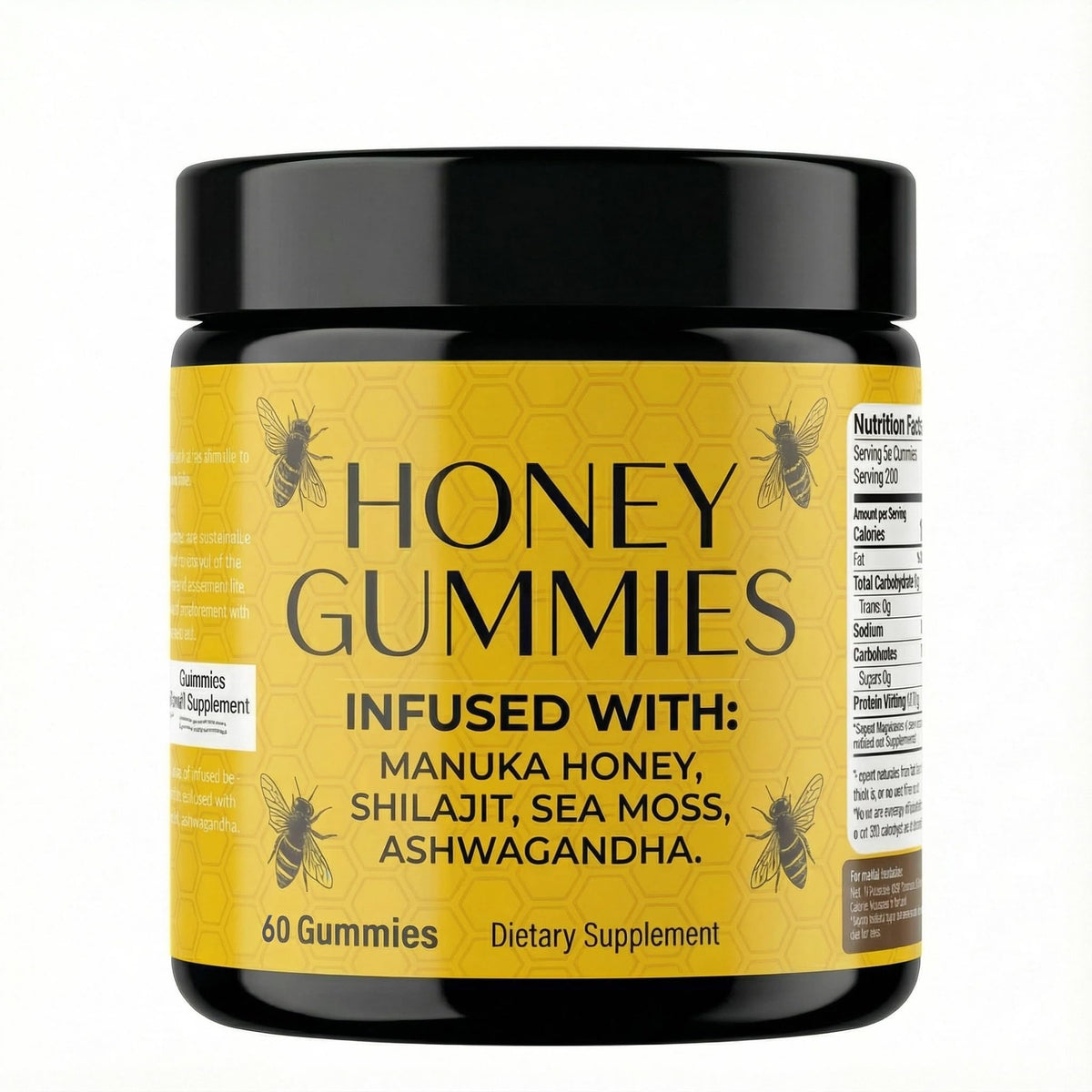 XPDGVS Honey Gummies bottle close-up for daily wellness.