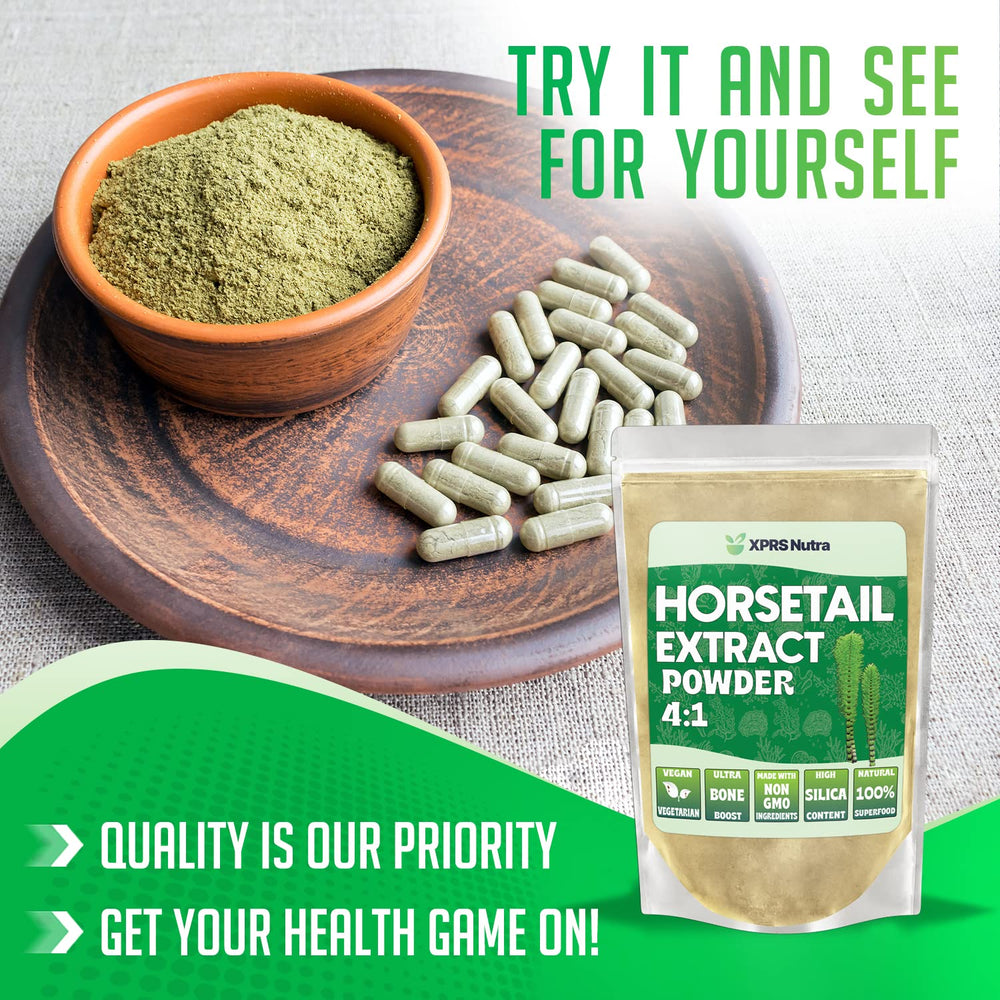 XPRS Nutra horsetail powder for smoothies