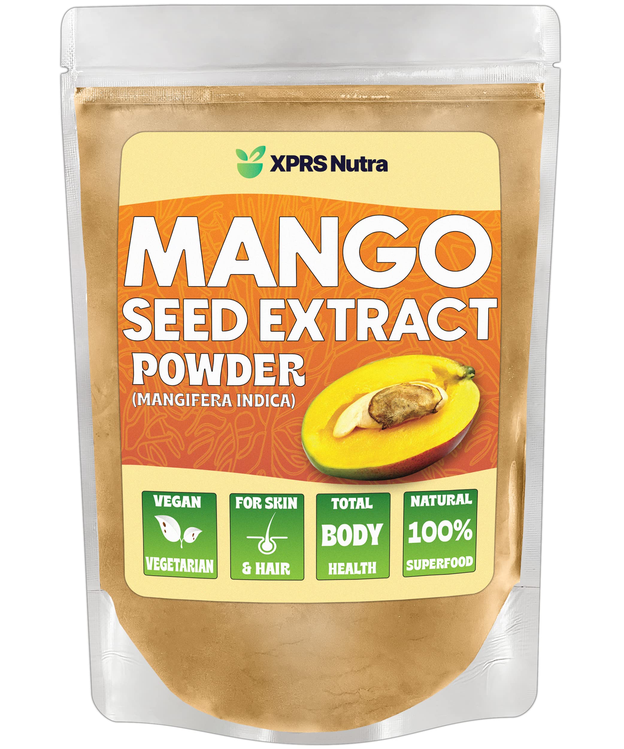 XPRS Nutra Mango Seed Extract Powder bottle ready for smoothies and daily use