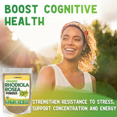 XPRS Nutra Rhodiola Rosea Powder dissolves easily in liquids for quick preparation.