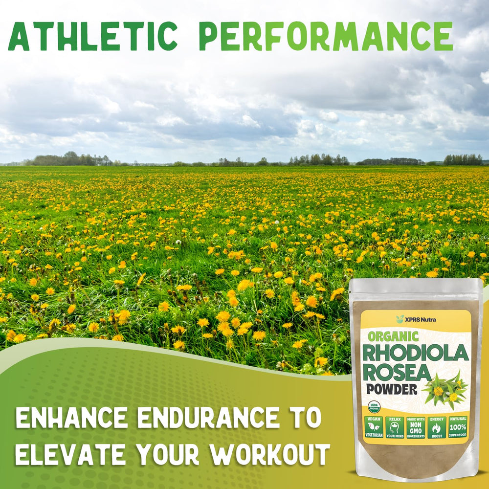 XPRS Nutra Rhodiola Tea Brew shows vibrant aroma and flavor.