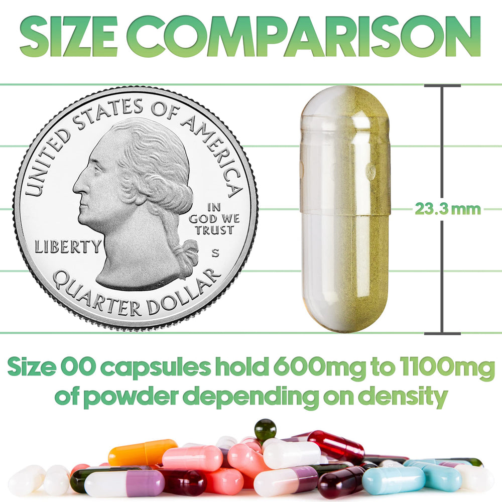 XPRS Nutra 00 blue-white capsules with glossy shells support precise measuring during filling