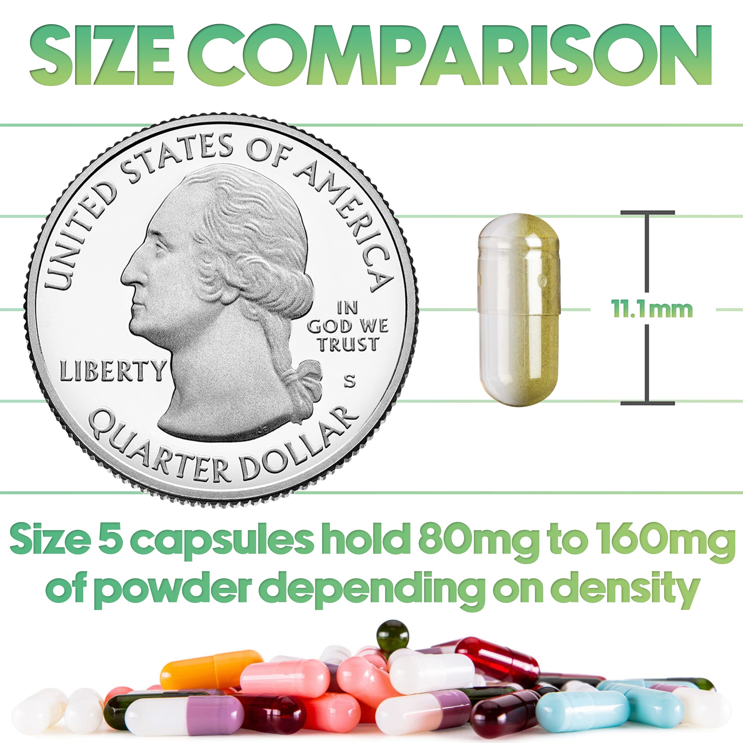 XPRS Nutra Size 5 capsules with snap shut design protecting contents.