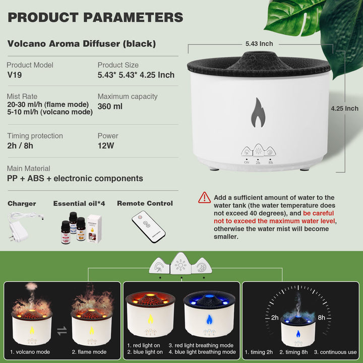 XspideM Diffuser operates quietly with timer function