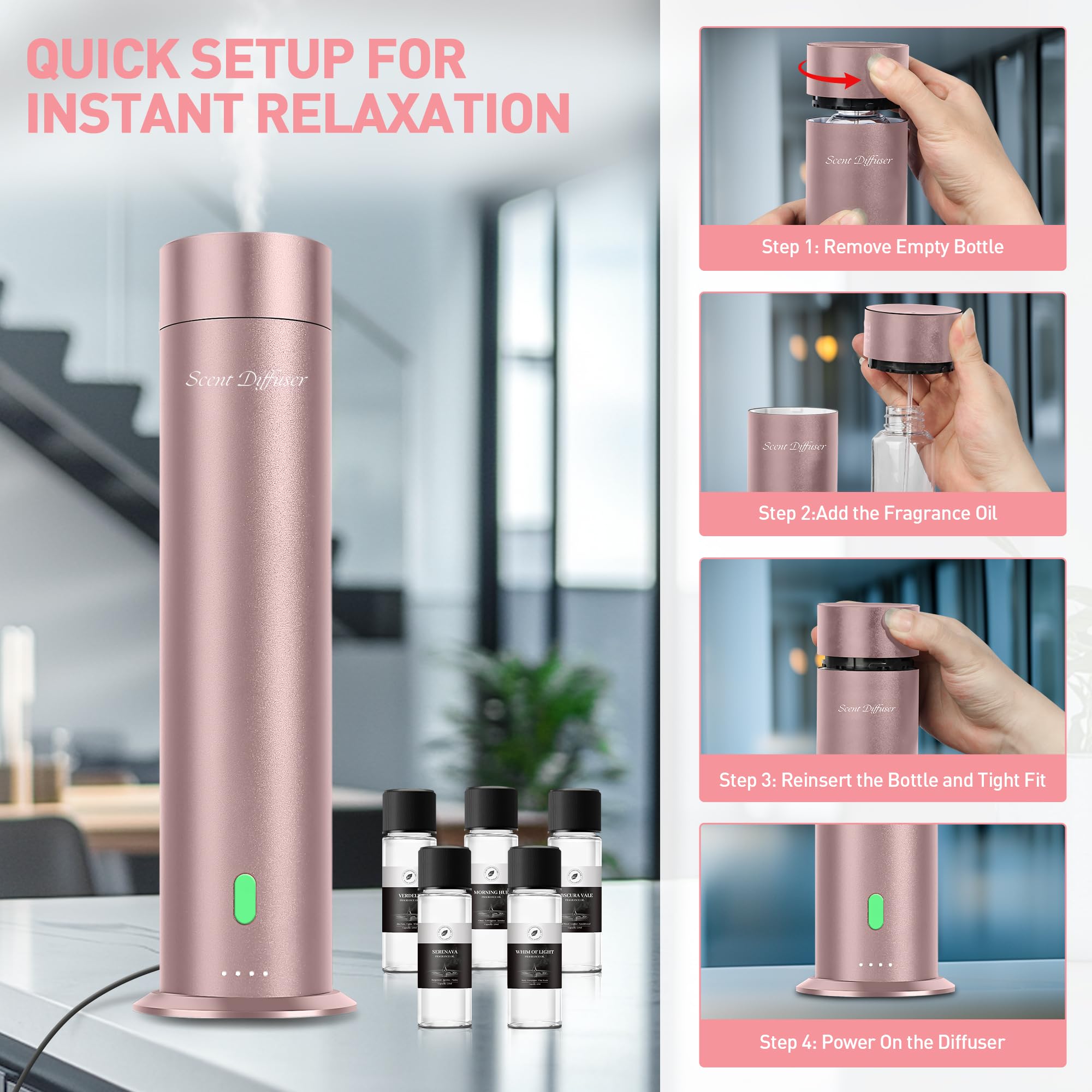 XspideM diffuser is pet- and child-safe for a worry-free aroma.