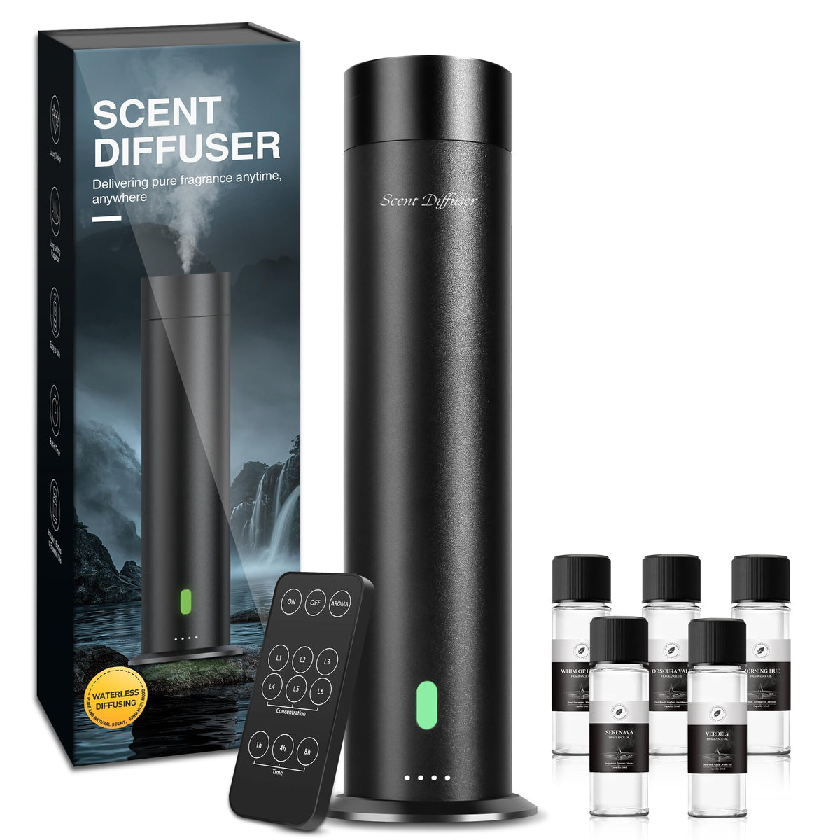 XspideM waterless diffuser tower design adds elegance to any room