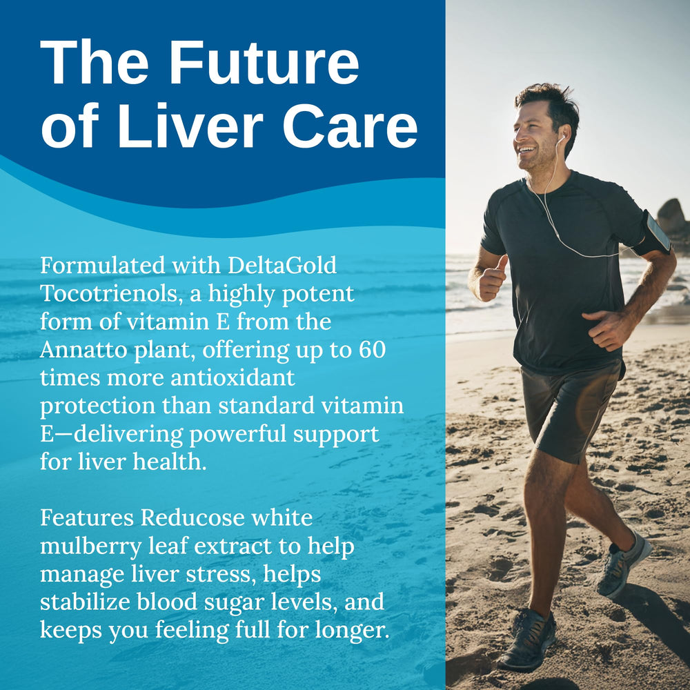 Xtendlife Total Liver Care ingredients image highlighting mulberry leaf extract.
