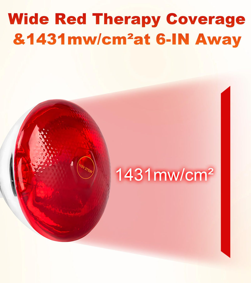 XTKHRZ heat lamp in E26/E27 base enabling easy setup.
