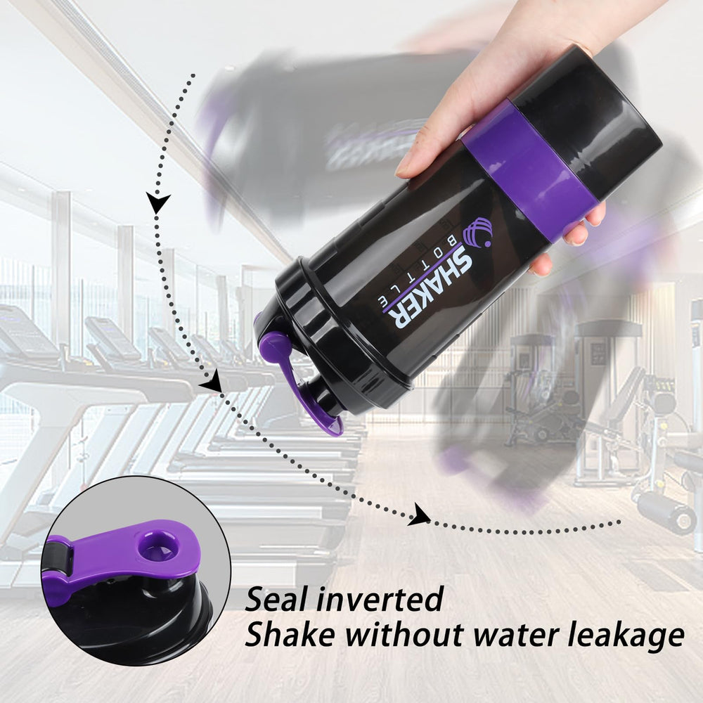 XTKS Shaker Bottle pill and powder storage for on-the-go use