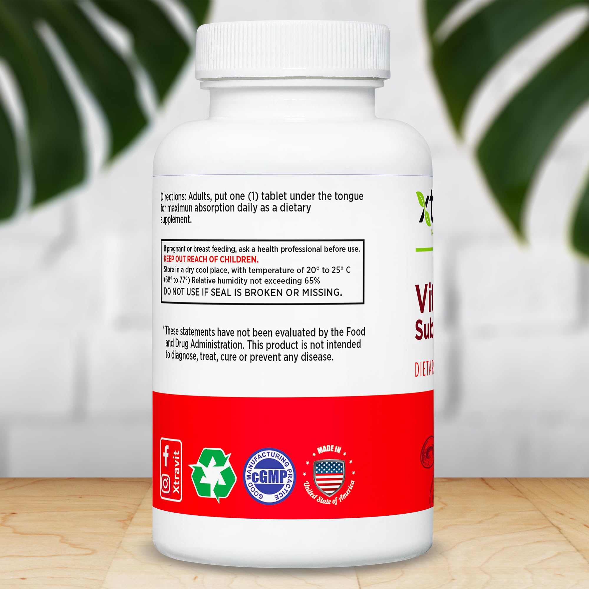 Xtravit B12 focus-support image emphasizes concentration aid.